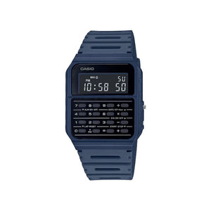 Casio Men's Data bank CA-53WF-2BDF Blue Resin Band Calculator Watch