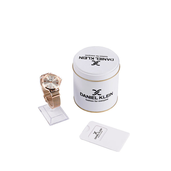 Daniel Klein Premium Men's Analog Watch DK.1.12948-4 Black Silicone + Genuine Leather Strap Watch | Watch for Men