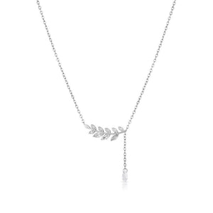 Daniel Klein Women's Necklace DKJ.2.4021-1 Silver Sterling Silver Ladies Necklace with Diamonds | Necklace for Women / Women Accessories