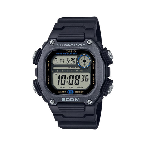 Casio Men's Digital Watch DW-291HX-1AV Black Resin Band Watch for men