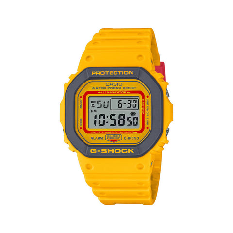 Casio G Shock DW-5610Y-9 Digital Retro 90s Sports Series Resin Case & Strap Watch DW5610Y DW5610Y-9 DW-5610Y-9DR