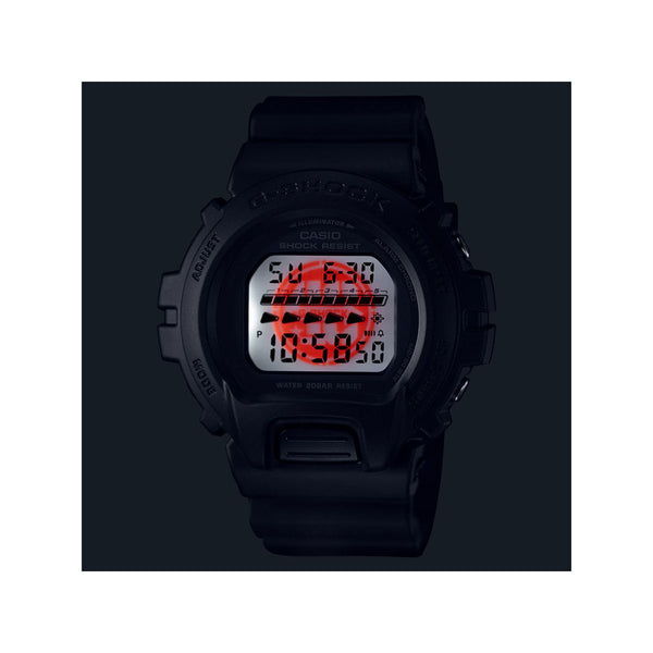 Casio G-Shock DW-6640RE-1 40th Anniversary Remaster Black Series Men's Sport Watch - Bio-Based Black Resin Band | Digital Watch