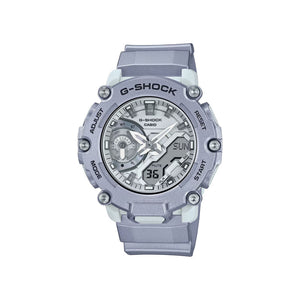 Casio G-Shock GA-2200 Lineup Forgotten Future Series Men's Watch with Metallic Silver Resin Band - GA-2200FF-8A