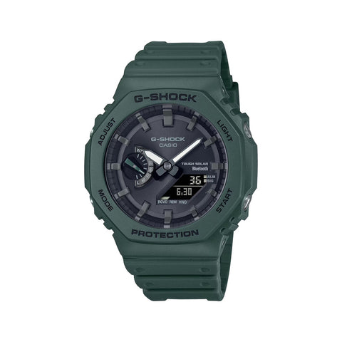 G-Shock GA-B2100-3A Men's Green Resin Strap Solar Powered Digital Watch