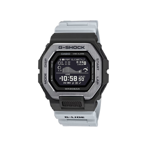 Casio G-Shock GBX-100TT-8 G-LIDE Bluetooth® Men's Sport Watch with Grey Resin Band - Training Function