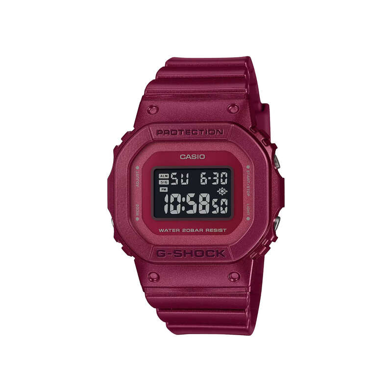 Casio G-Shock Women's Digital Sport Watch GMD-S5600RB-4DR Red Resin Strap