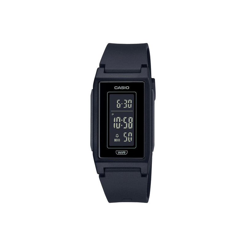 Casio Women's Digital Watch LF-10WH-1 with Black Resin Strap