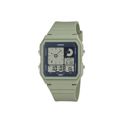 Casio Pop Series LF-20W-3A Men's Digital Sports Watch with Green Resin Band