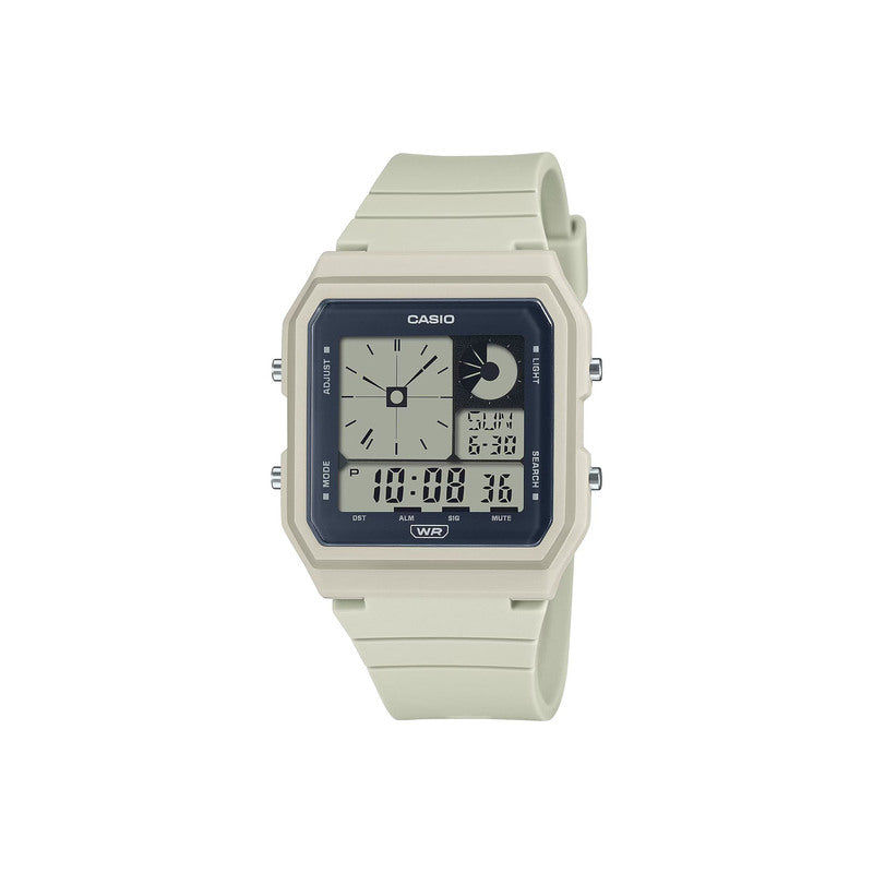 Casio Pop Series LF-20W-8A Men's Digital Sports Watch with Light Grey Resin Band