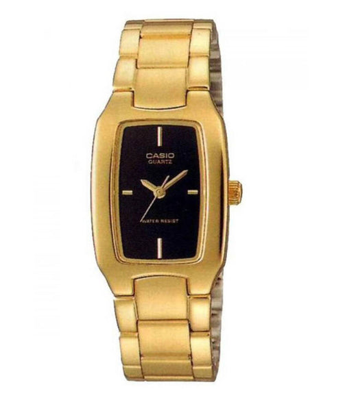Casio LTP-1165N-1C Women's Analog Watch with Gold Stainless Steel Band