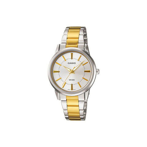 Casio Women's Analog Watch LTP-1303SG-7AV Stainless Steel Band Gold Watch