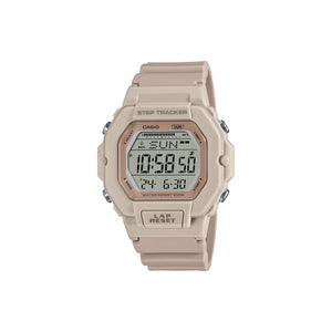 Casio LWS-2200H-4AV Women's Digital Watch with Step Tracker and Pink Resin Band