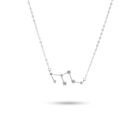 MILLENNE Match The Stars Leo Constellation Silver Necklace with 925 Sterling Silver