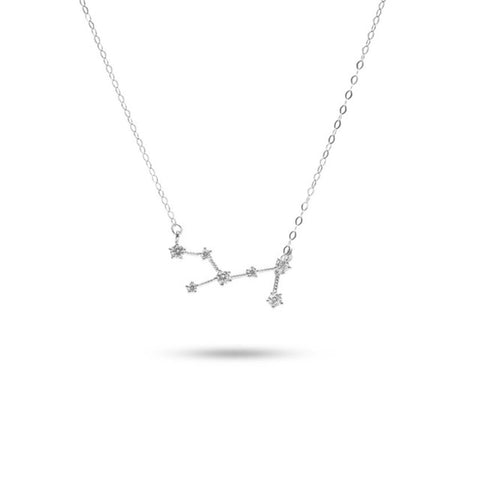 MILLENNE Match The Stars Virgo Constellation Silver Necklace with 925 Sterling Silver