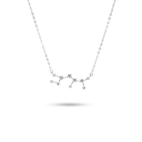 MILLENNE Match The Stars Sagittarius Constellation Rose Gold Necklace with 925 Sterling Silver