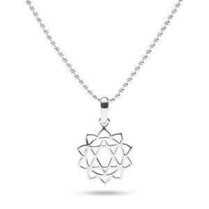 MILLENNE Millennia 2000 Celtic Star Flower Silver Pendant with 925 Sterling Silver