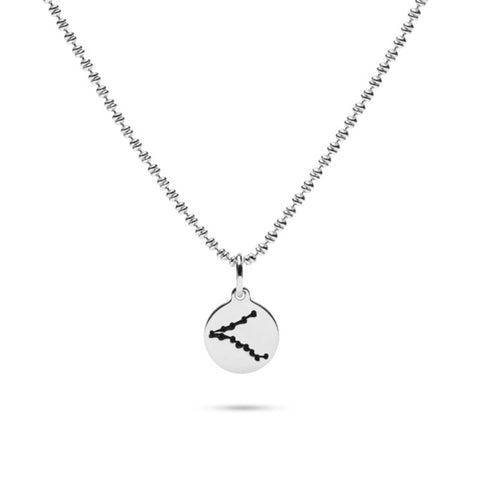 MILLENNE Match The Stars Pisces Celestial Constellation Silver Pendant with 925 Sterling Silver