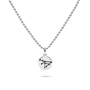 MILLENNE Match The Stars Capricorn Celestial Constellation Silver Pendant with 925 Sterling Silver