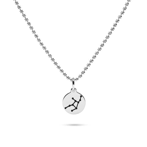 MILLENNE Match The Stars Virgo Celestial Constellation Silver Pendant with 925 Sterling Silver