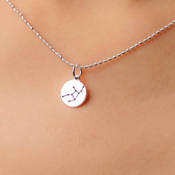 MILLENNE Match The Stars Virgo Celestial Constellation Silver Pendant with 925 Sterling Silver