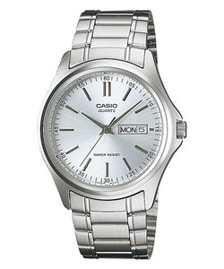 Casio Men's Analog Watch MTP-1239D-7A Silver Stainless Steel Band Watch for men