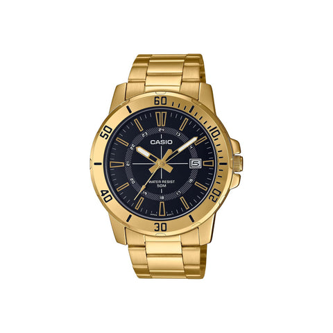 Casio MTP-VD01G-1CV Men's Gold Stainless Steel Analog Watch