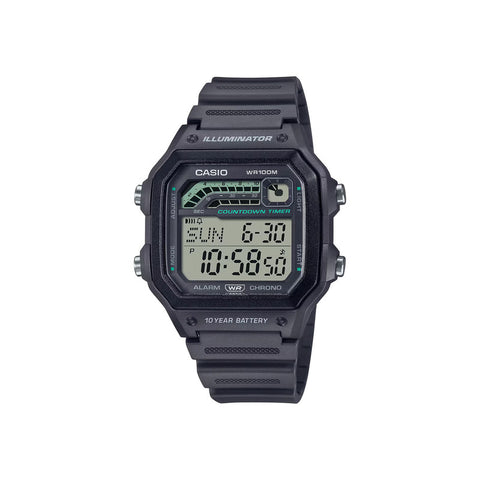 Casio WS-1600H-8AV Men's Grey Resin Band Digital Sport Watch