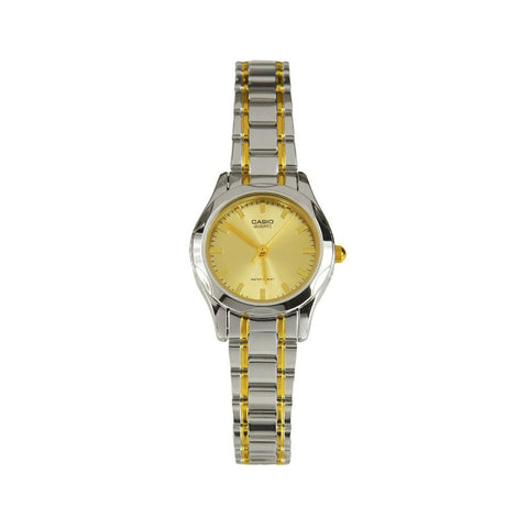 Casio Women's Analog Watch LTP-1275SG-9A Stainless Steel Band Gold Watch